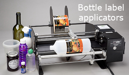 Bottle-label-applicators